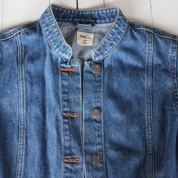 GAP Denim Peplum Jacket - Picture 2 of 7